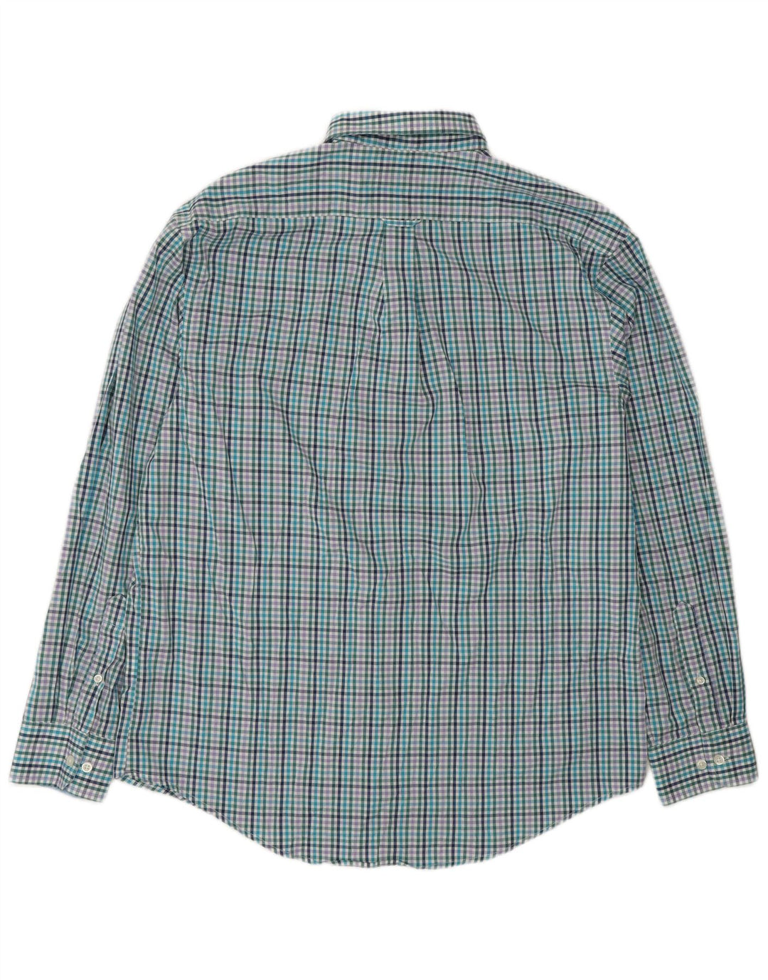Camicia da uomo IZOD grande in cotone a quadri multicolore
