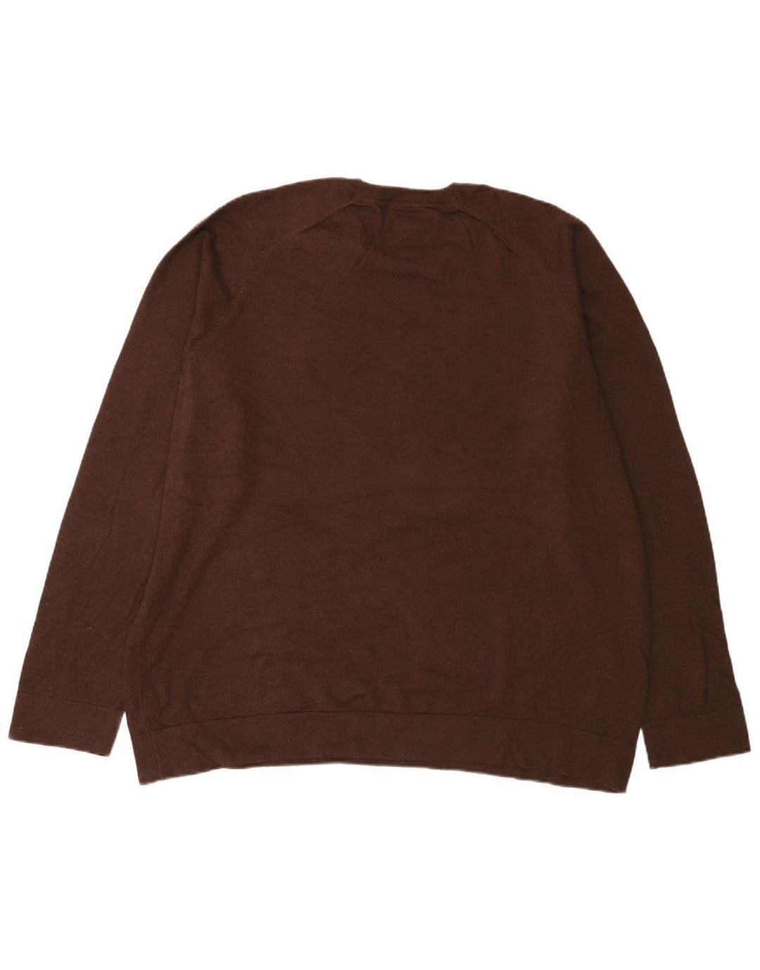 Maglione maglione girocollo da uomo L.L.Bean 2XL cotone marrone