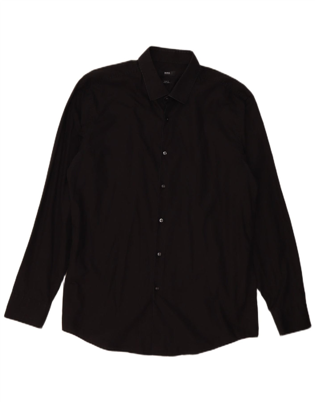 Camicia slim fit da uomo HUGO BOSS taglia 43 17 XL cotone nero