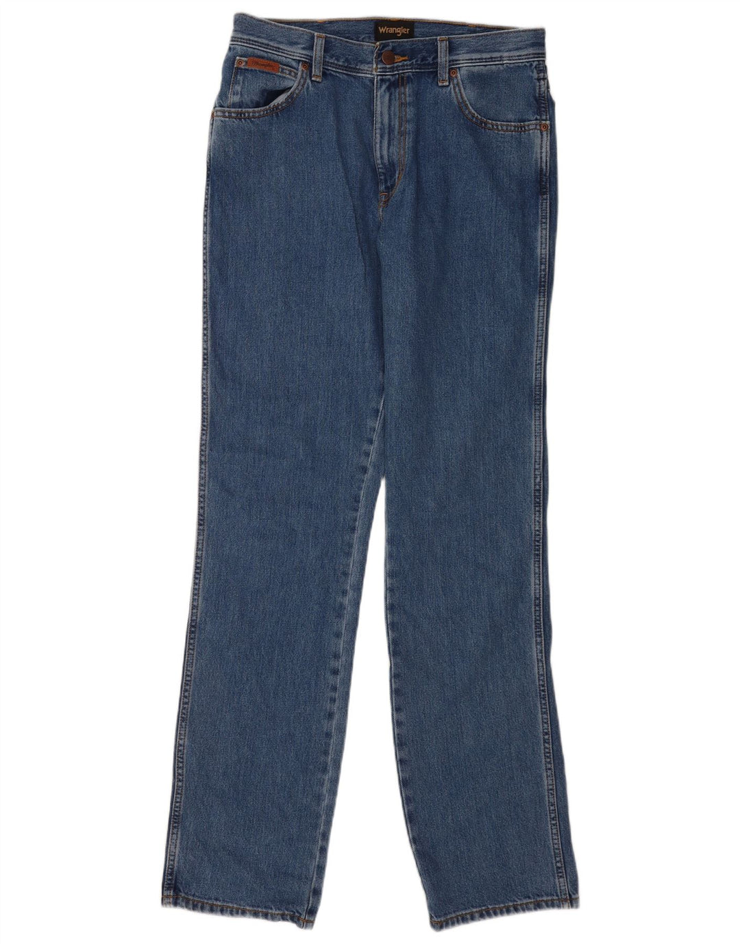 Jeans dritti da uomo Wrangler Texas W32 L36 cotone blu