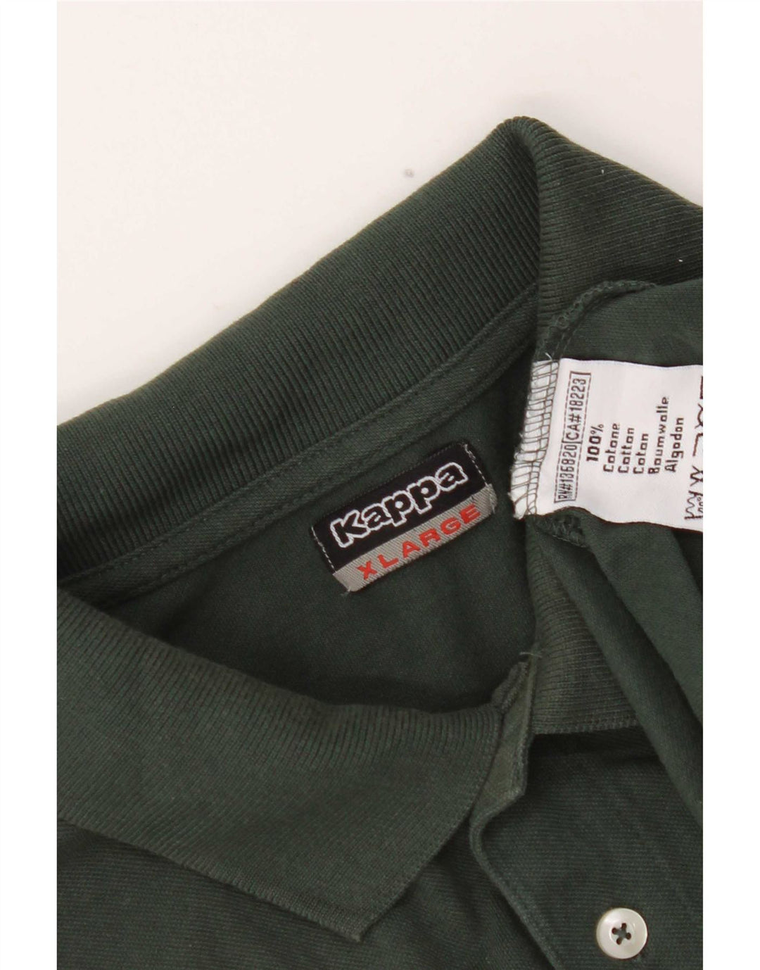 Polo Kappa Uomo XL Verde Cotone