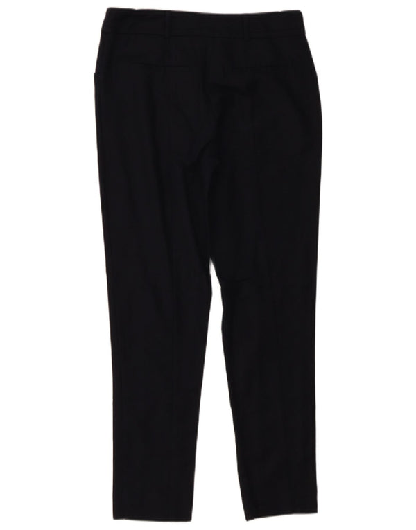 Pantaloni chino slim da donna Oasis UK 8 piccoli W30 L27 cotone blu navy