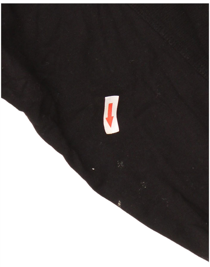 Felpa oversize da donna Zara con maniche a 3/4, taglia UK 14, media, nera