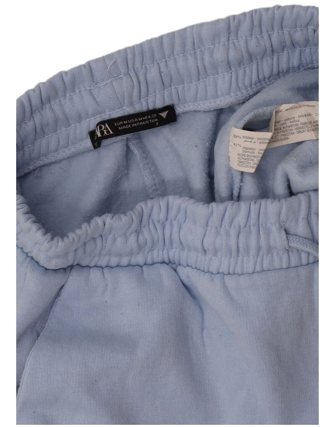 Pantaloni da tuta da donna Zara Joggers UK 12 Poliestere blu medio