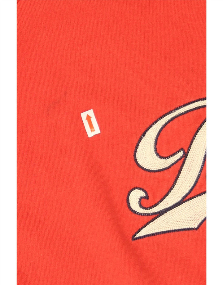 Felpa grafica da uomo Puma Maglione rosso medio in cotone