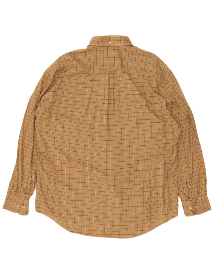 Camicia da uomo Nautica XL in cotone a quadri beige