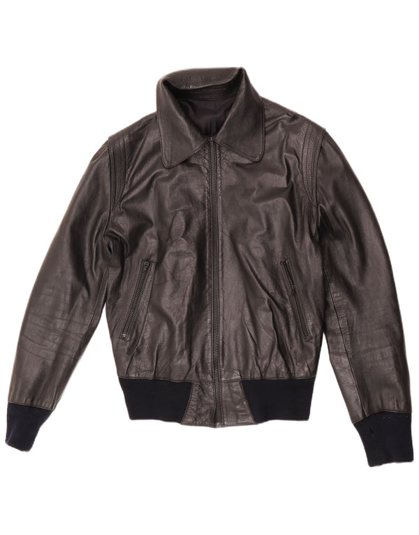 Giubbotto bomber vintage da uomo UK 34 XS nero