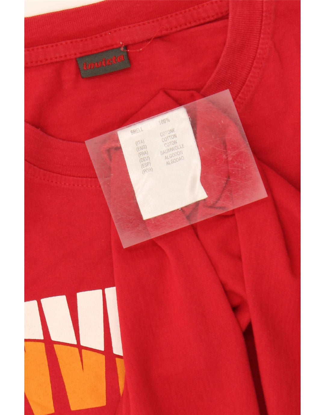 INVICTA Mens Graphic T-Shirt Top Medium Red Cotton