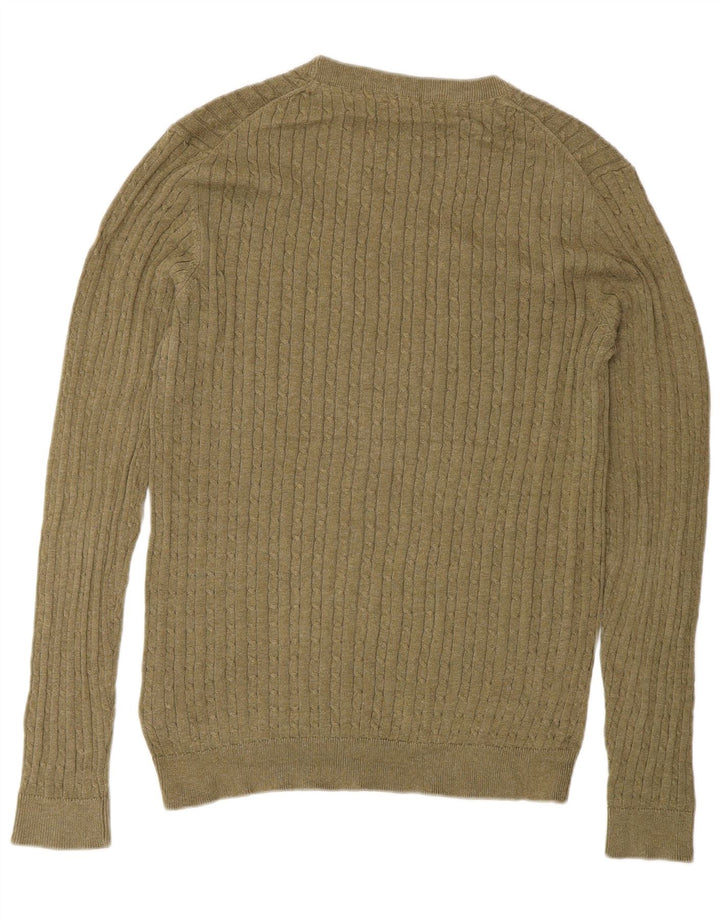 Maglione maglione girocollo da uomo Jack & Jones piccolo color kaki