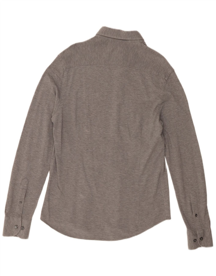 Camicia da uomo Massimo Dutti Grigio medio chiazzato