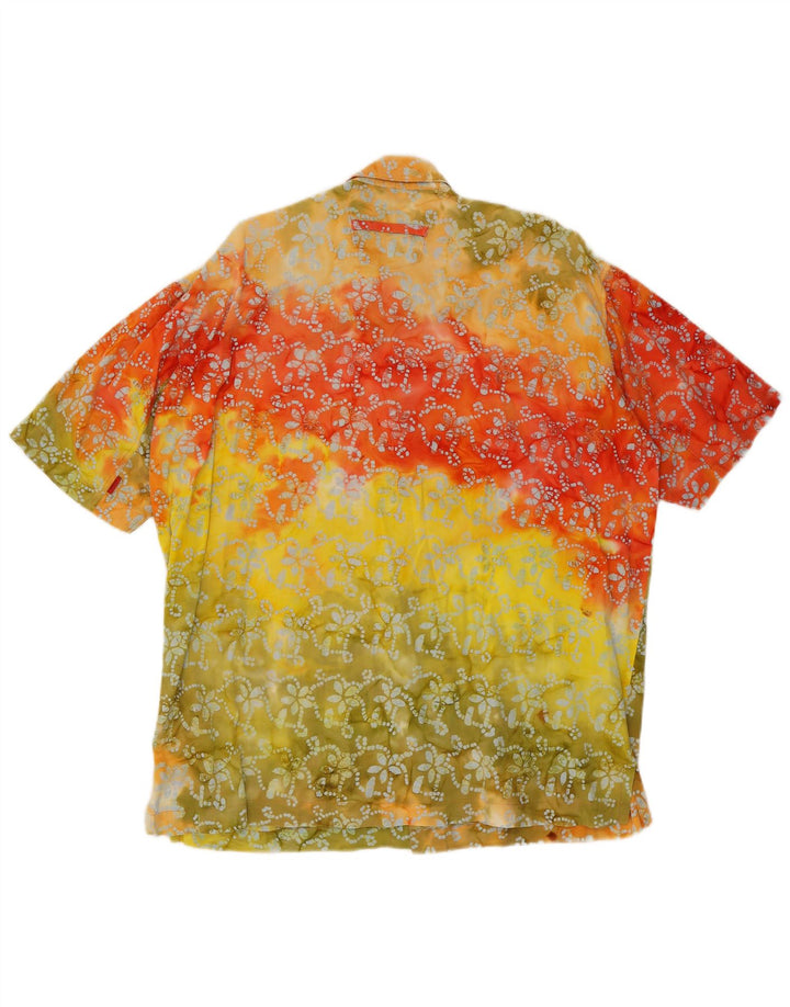 Camicia a maniche corte da uomo SIGNUM floreale medio multicolore