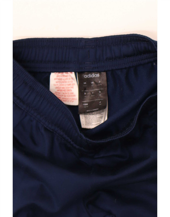 Pantaloni della tuta Adidas Climalite da ragazzo 7-8 anni in poliestere blu navy