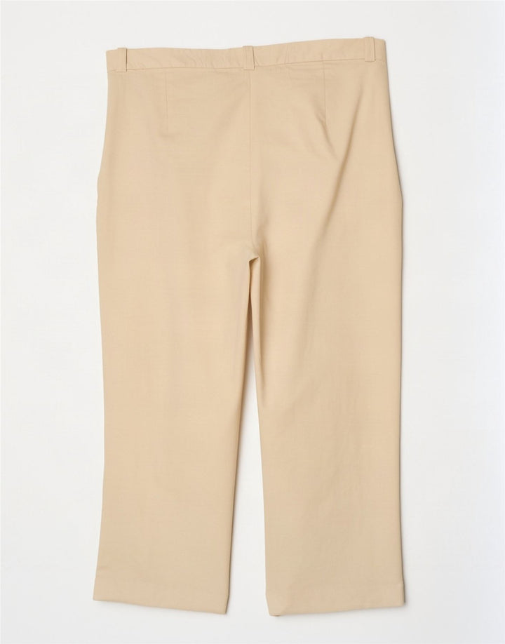 Pantaloni corti da donna Zara XL W32 L24 Lyocell bianco sporco