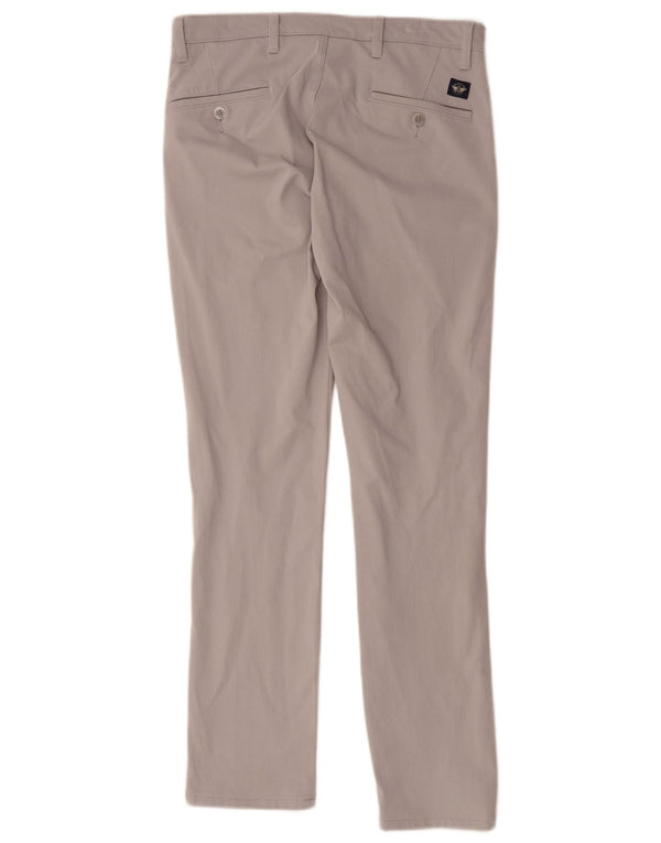 Pantaloni chino slim da uomo Dockers W29 L32 in cotone grigio