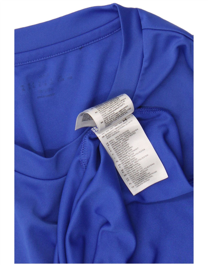 T-shirt da uomo Adidas Top 2XL blu poliestere