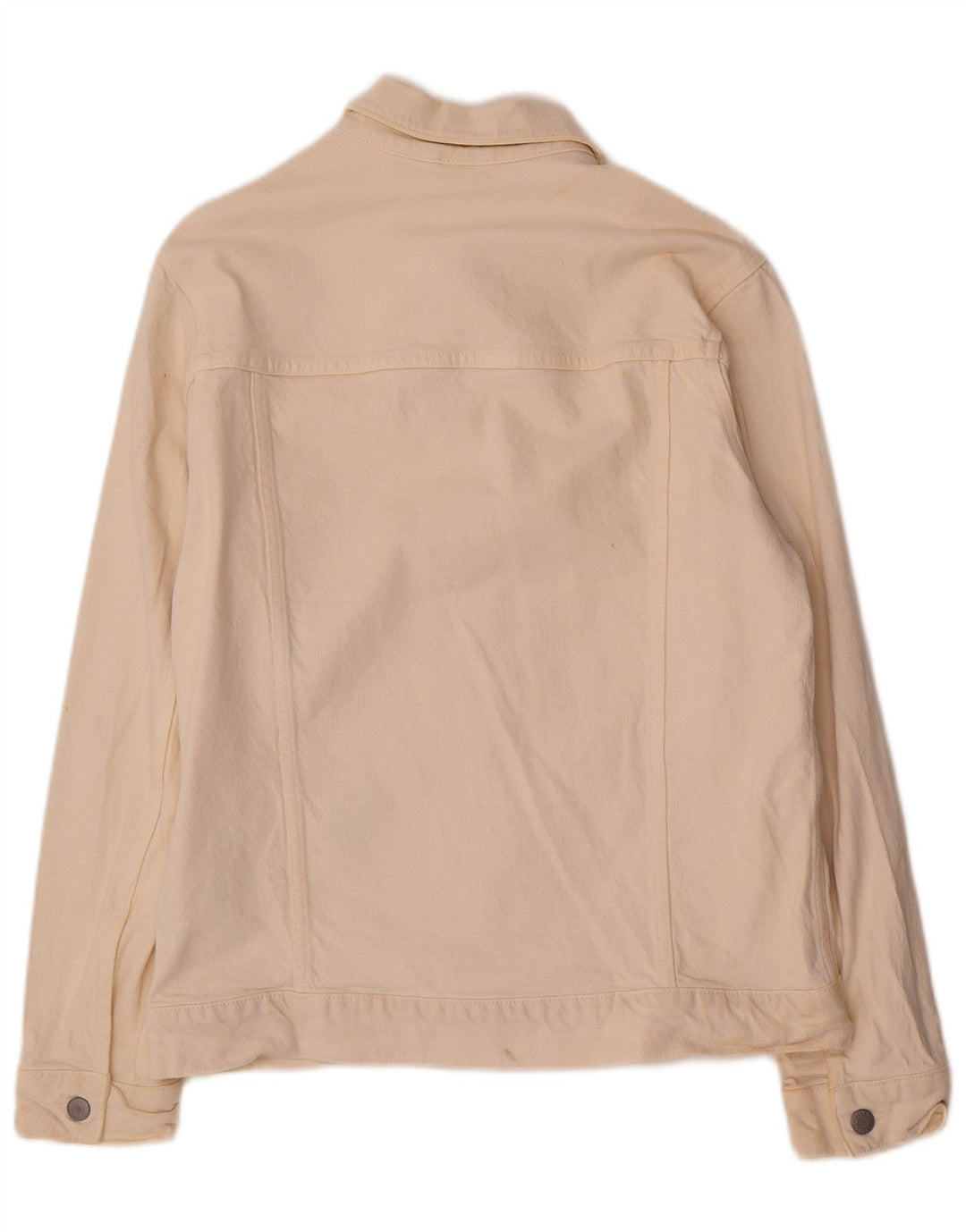 Giacca di jeans da uomo Zara UK 38 Lyocell beige medio