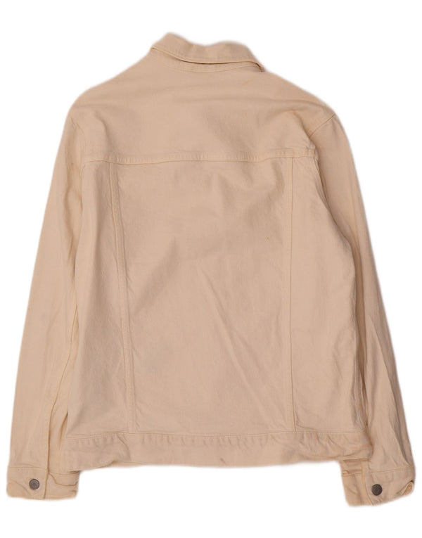 Giacca di jeans da uomo Zara UK 38 Lyocell beige medio