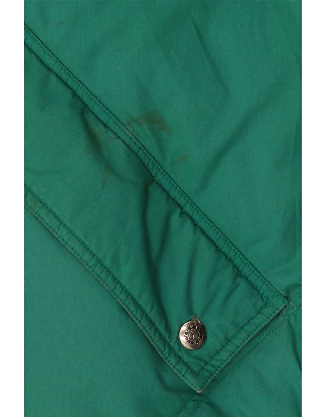 Giacca imbottita reversibile Diadora da uomo vestibilità ampia UK 40 Large verde poliestere