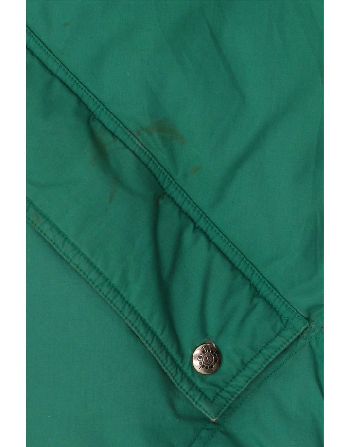 Giacca imbottita reversibile Diadora da uomo vestibilità ampia UK 40 Large verde poliestere