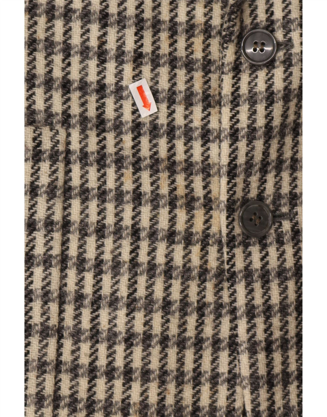 DEI FILZI Giacca Blazer 3 Bottoni Uomo IT 48 Pied De Poule Grigio Medio