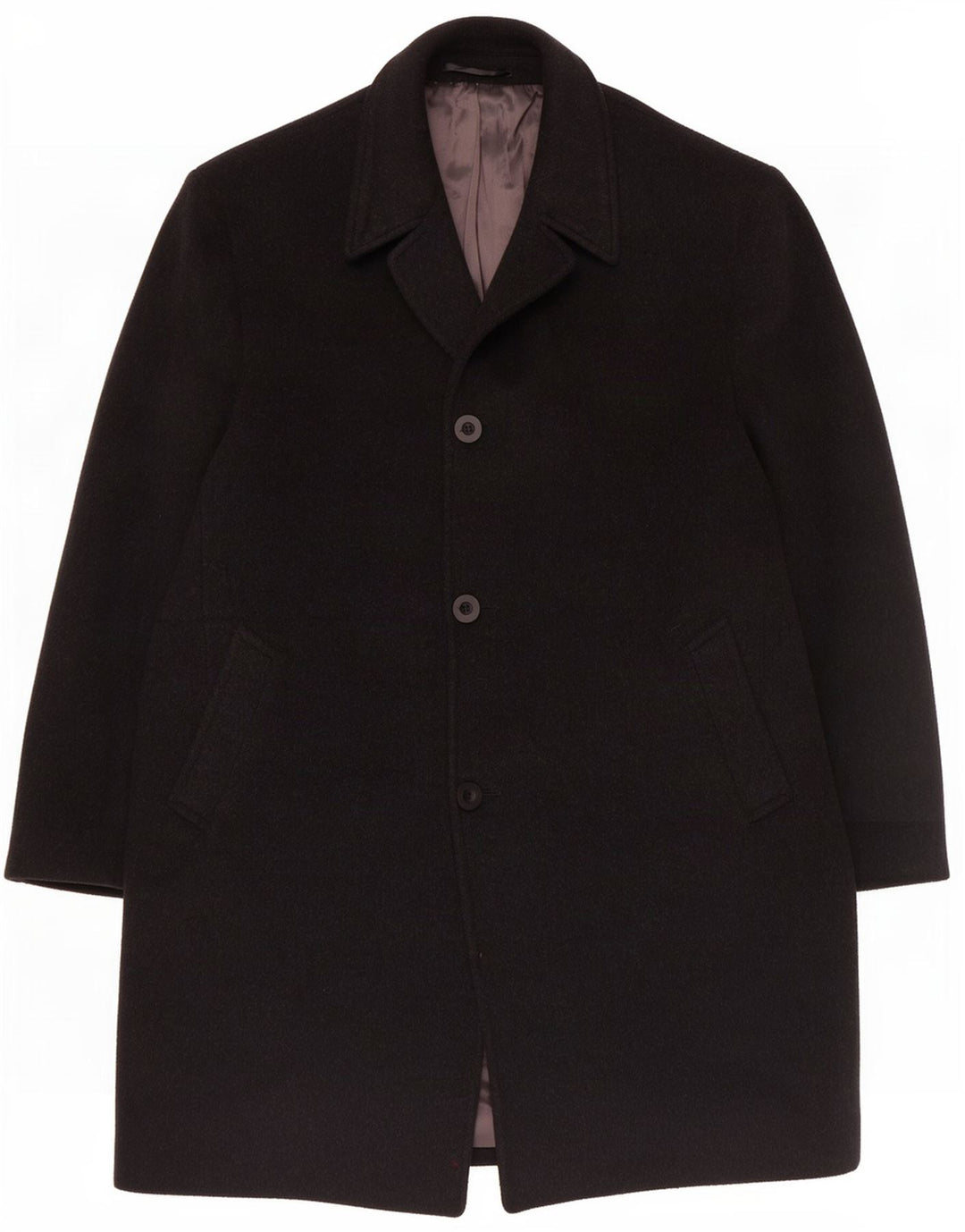 Cappotto da uomo Douglas UK 40 grande lana grigia