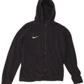 Maglione con cappuccio e zip da uomo NIKE medio nero