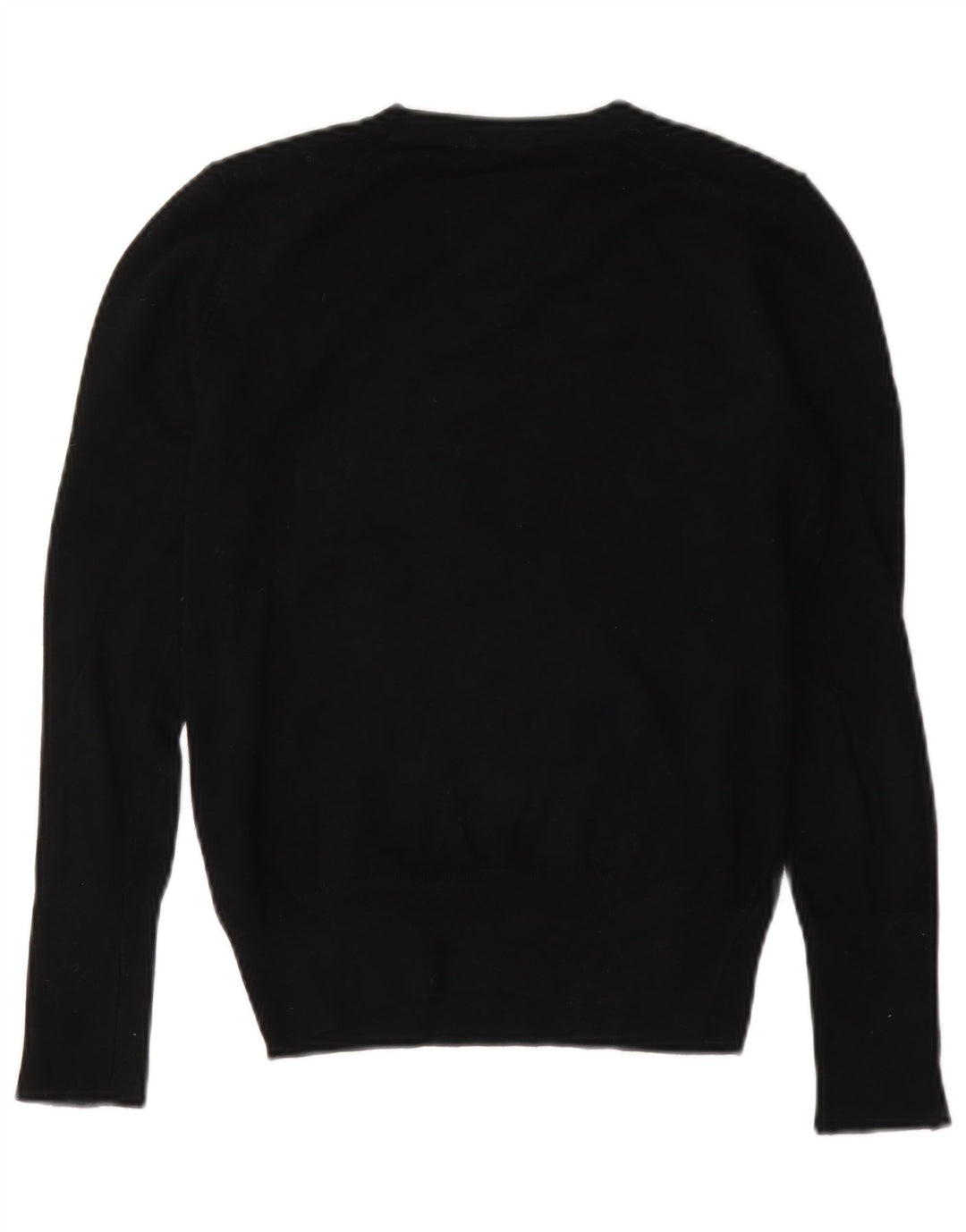 Maglione maglione girocollo da donna Zara UK 14 viscosa nera media