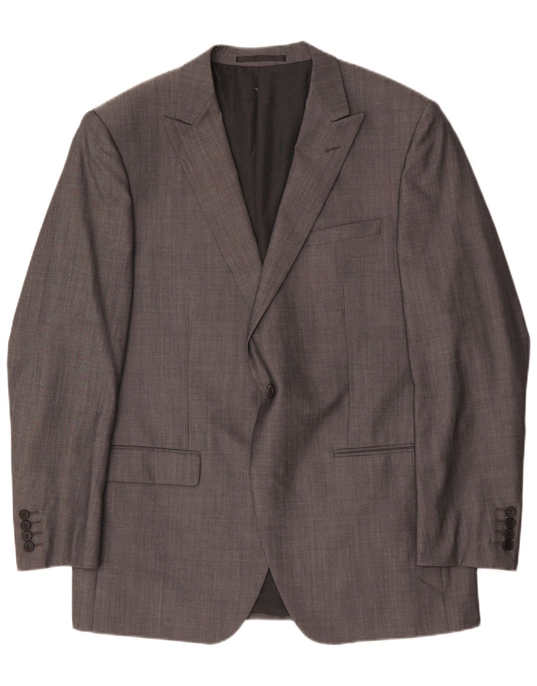 Giacca blazer da uomo Marks & Spencer Autograph a 1 bottone UK 42 Large in lana grigia