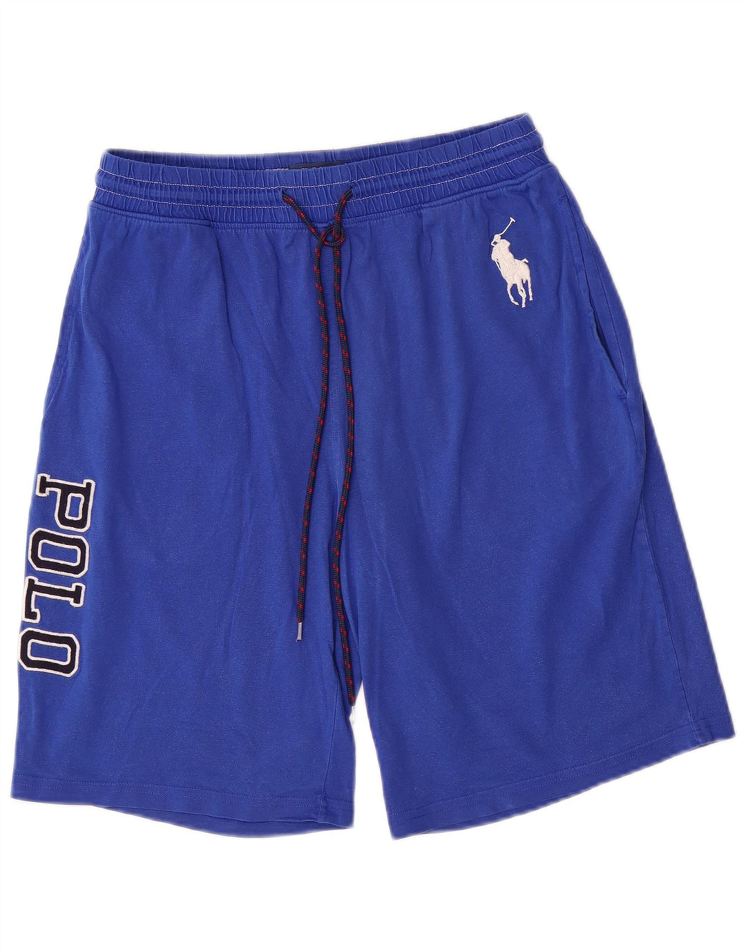 POLO RALPH LAUREN Pantaloncini sportivi grafici da uomo in cotone blu medio