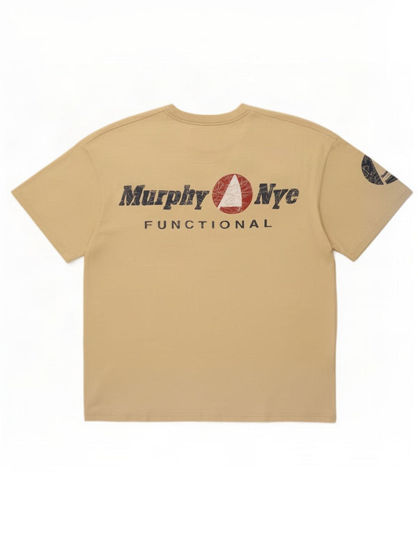 Maglietta grafica da uomo Murphy & Nye Top 2XL Beige