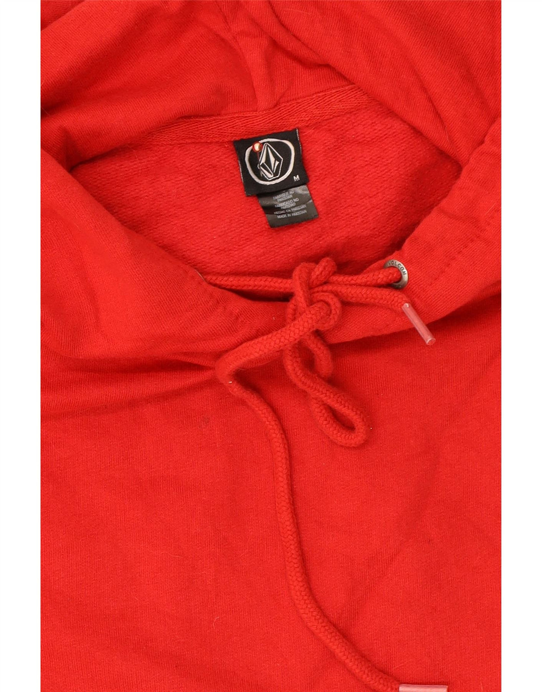 VOLCOM Mens Graphic Hoodie Jumper Medium Red Cotton Vintage Volcom and Second-Hand Volcom from Messina Hembry 