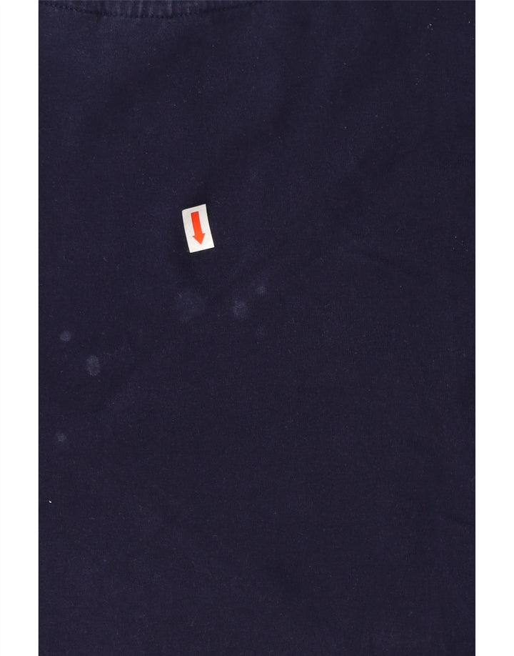 T-shirt grafica da uomo Fila Top in cotone blu navy medio