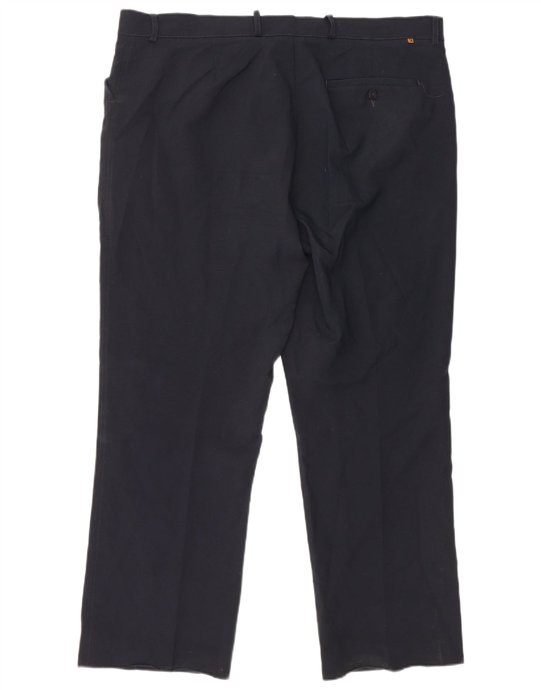 Pantaloni casual dritti da uomo Farah W40 L29 poliestere blu navy