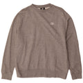 NIKE Felpa da uomo Maglione grande in cotone grigio
