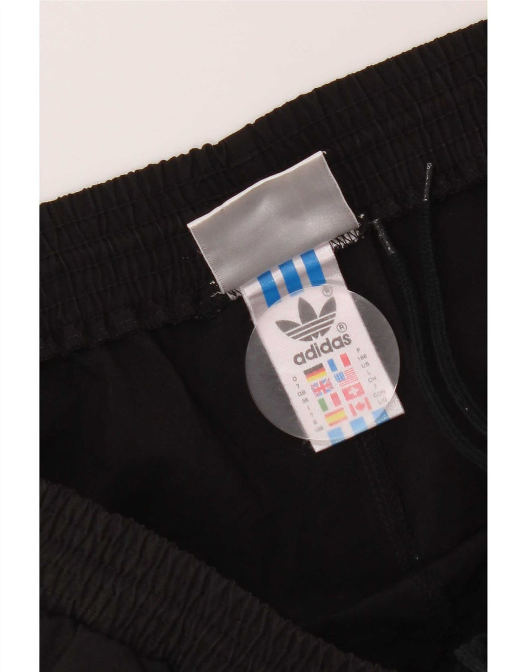 Pantaloncini sportivi da uomo Adidas Bermuda grandi neri in poliestere
