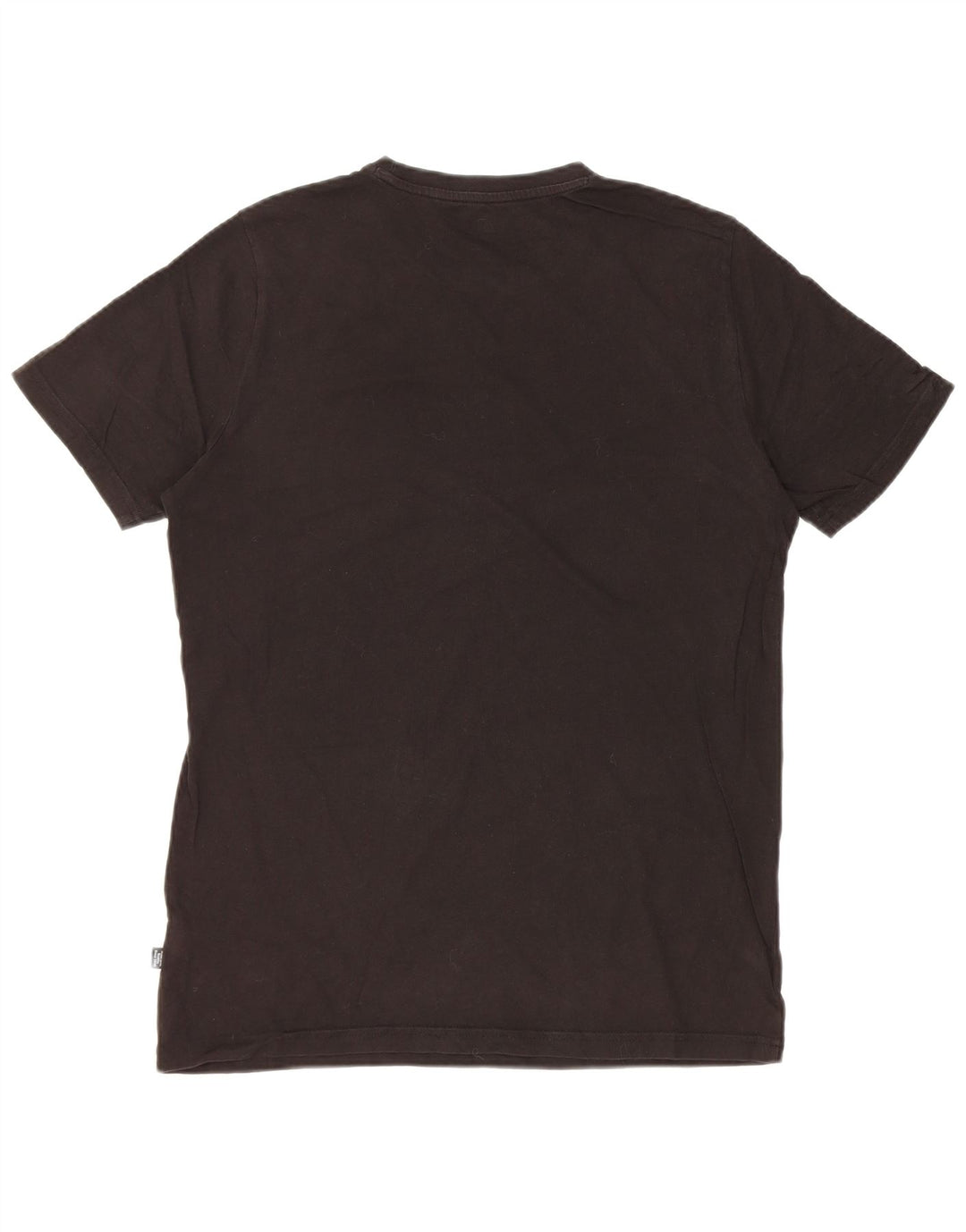 T-shirt grafica da uomo Puma Top Small in cotone nero