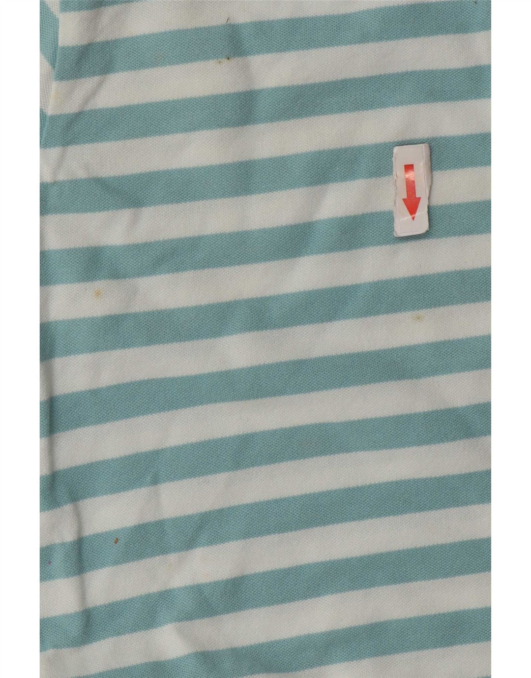 Polo da donna Slam UK 14 cotone a righe blu medio