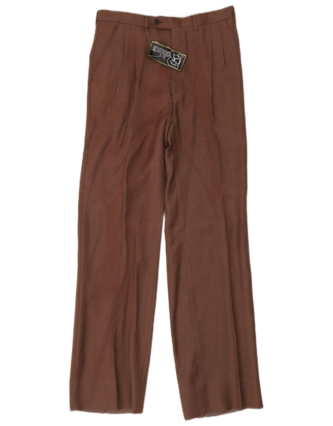 Pantaloni da abito con pedge da uomo Robin's IT 48 Medium W30 L32 Viscosa marrone