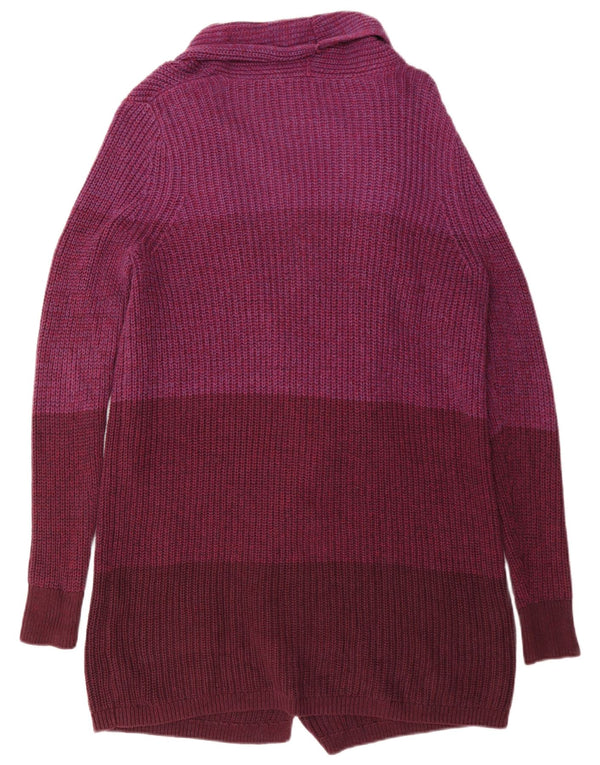 Maglione cardigan lungo oversize da donna Gap UK 10 piccolo Borgogna