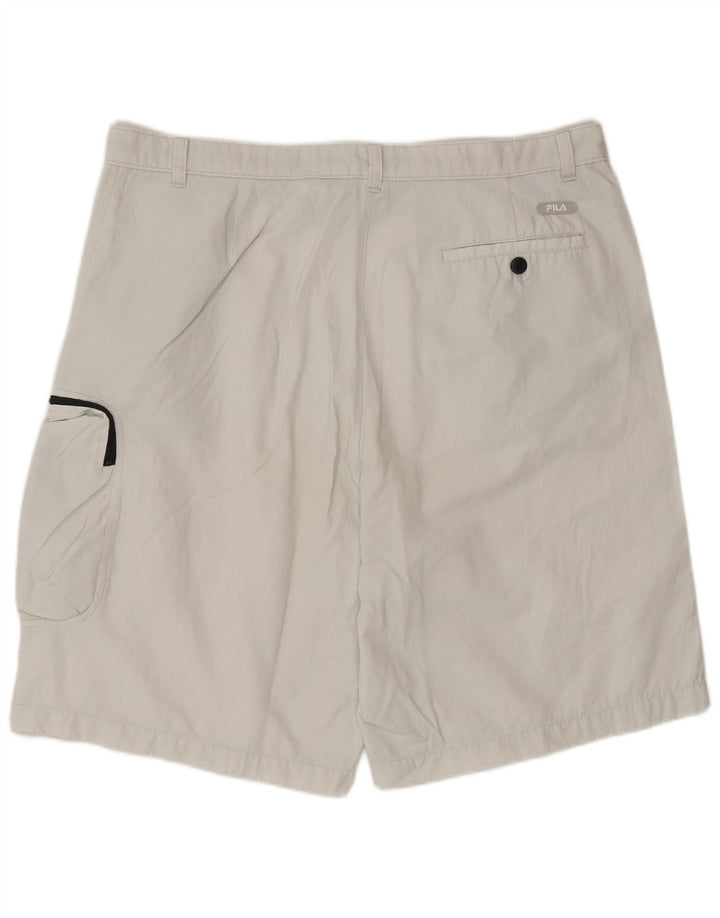 Pantaloncini cargo Fila da uomo IT 54 2XL W38 bianchi