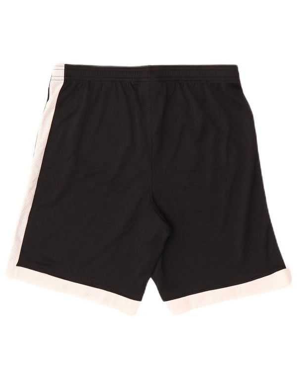 Pantaloncini sportivi Nike da uomo Dri Fit piccoli in poliestere color block nero