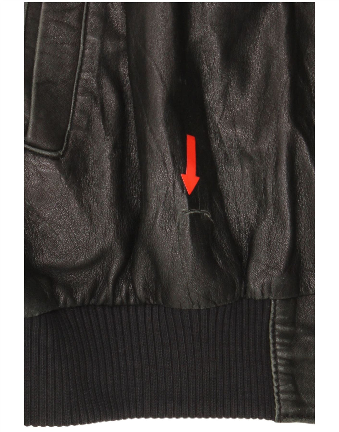 Giacca in pelle da uomo John and Son's UK 38 Pelle nera media