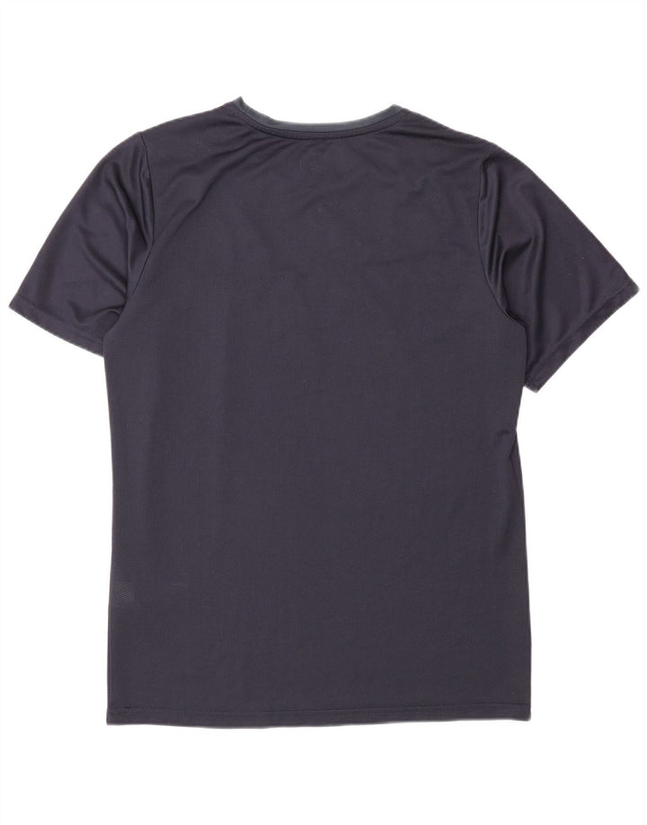 T-shirt da uomo Puma Top Large blu navy color block