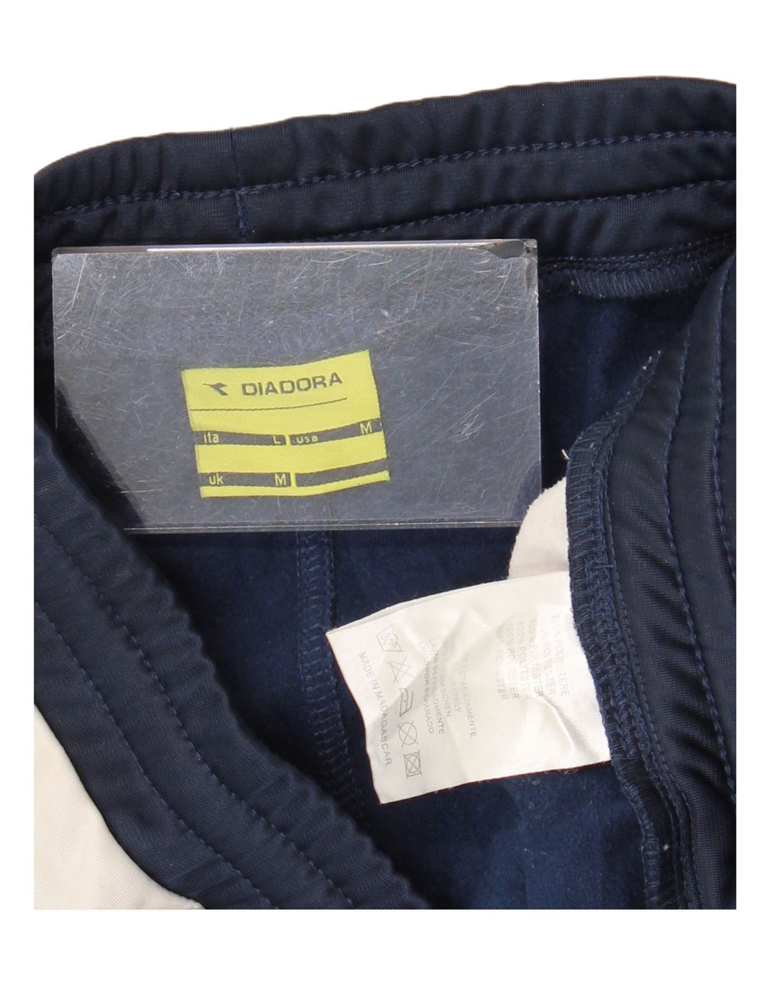 Pantaloni da tuta da uomo Diadora Medium Blu Navy Colourblock in poliestere