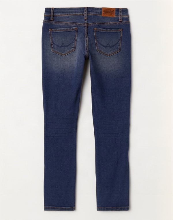 Jeans Superdry Alexia Jeggings da donna W26 L30 cotone blu