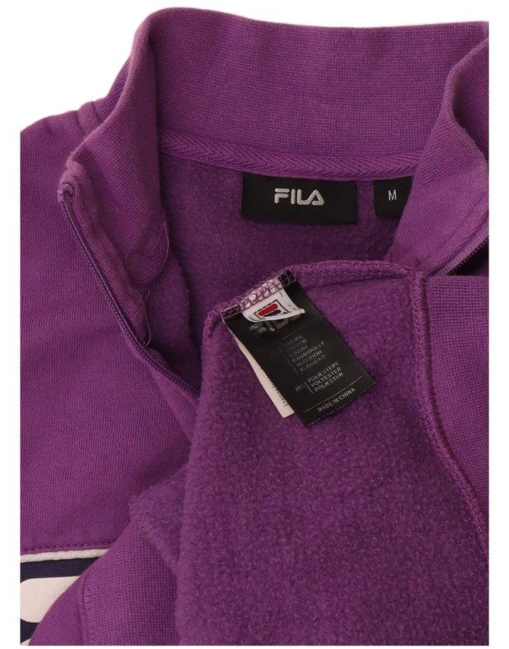 Giacca da ginnastica grafica da donna Fila UK 12 Colorblock viola medio