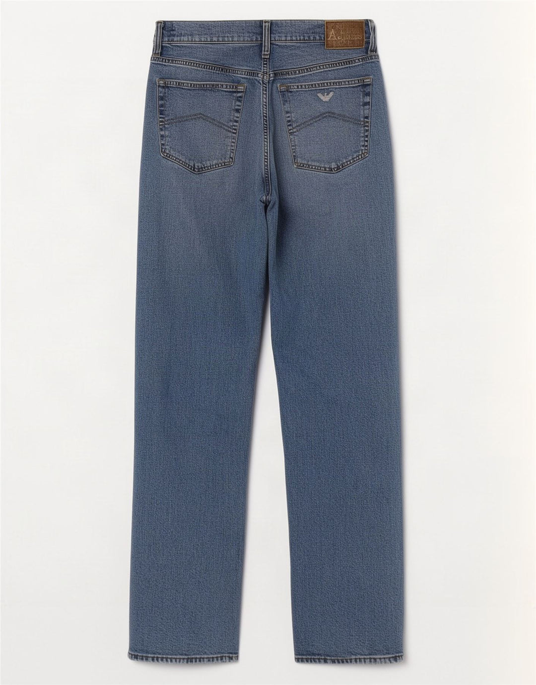 Jeans dritti da uomo Armani W32 L32 in cotone blu
