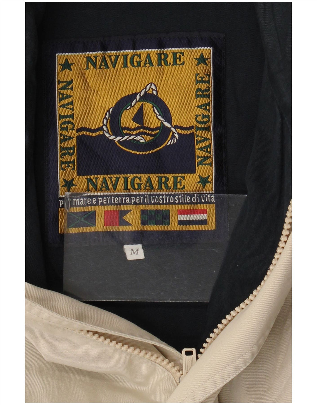 Gilet da uomo Navigare UK 38 medio bianco sporco