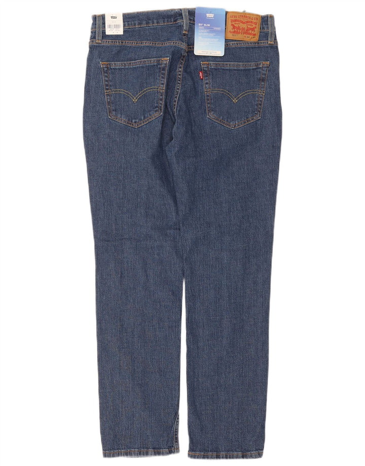 Jeans Levi's Uomo 511 Slim W34 L30 Cotone Blu