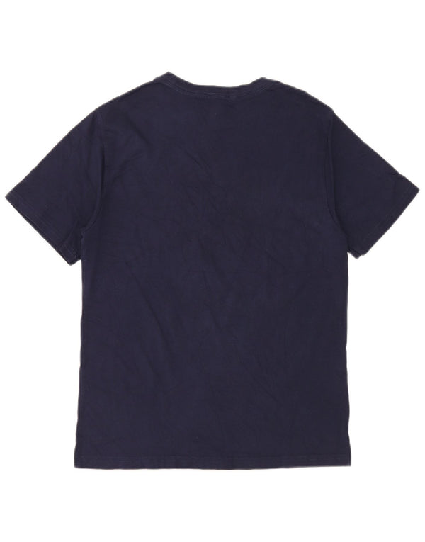 T-shirt grafica da bambino Polo Ralph Lauren Top 14-15 anni in cotone blu navy